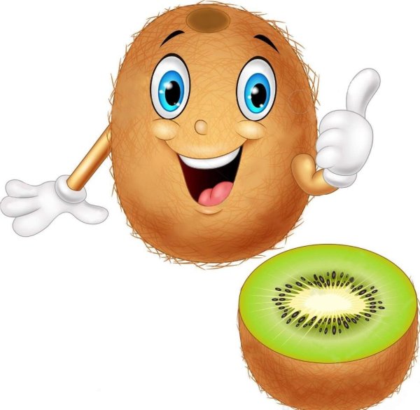 Киви с глазами