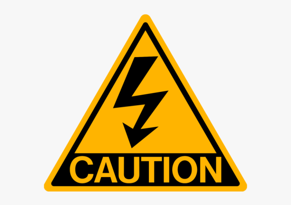 Стикер Caution High Voltage