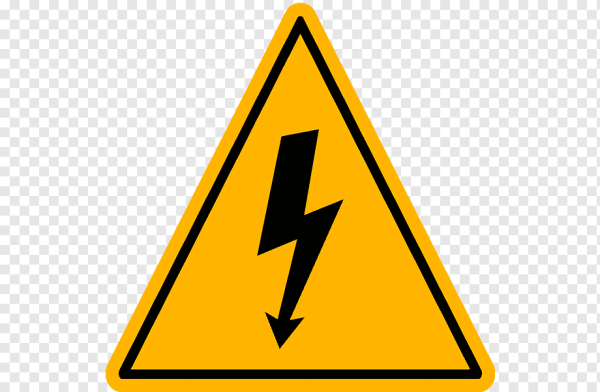 Значок высокое напряжение