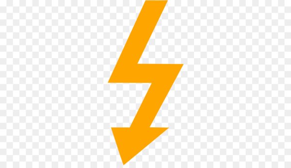 Значок электричества молния