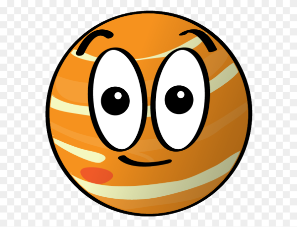 Юпитер мультяшный для детей