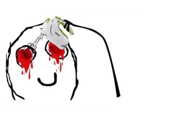 Страшные круглые глаза