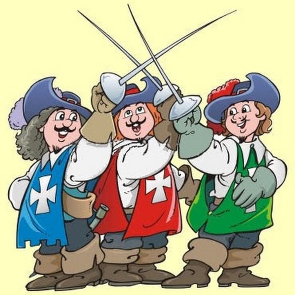 Мушкетер мультяшный