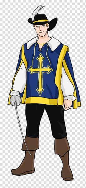 Нарисовать мушкетера