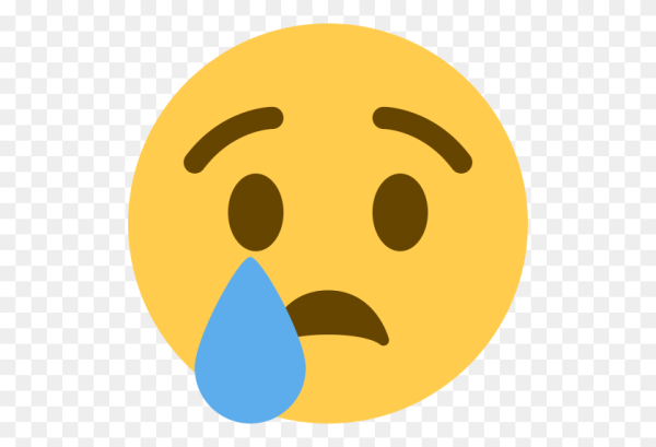 Эмодзи Плачущий смайлик