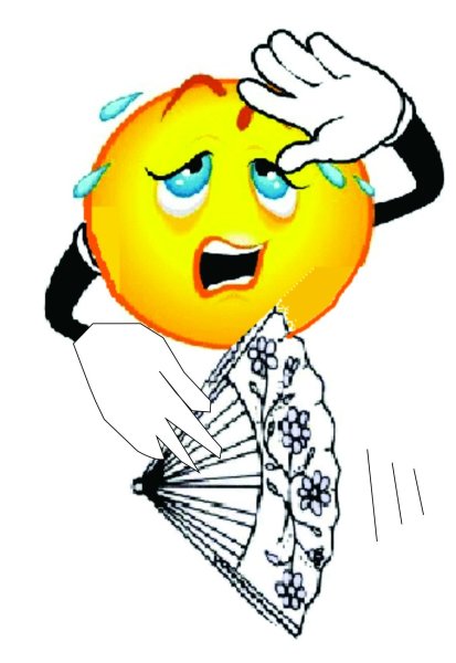 Смайлик жарко