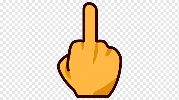 Смайлик указательный палец