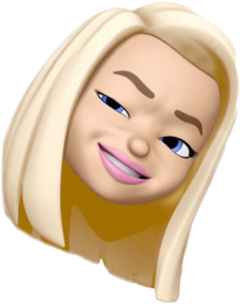 Эмодзи девушка блондинка