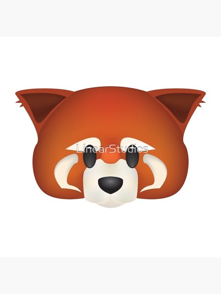 Красная Панда смайлик