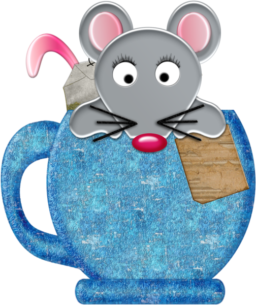 Мышка в кружечке