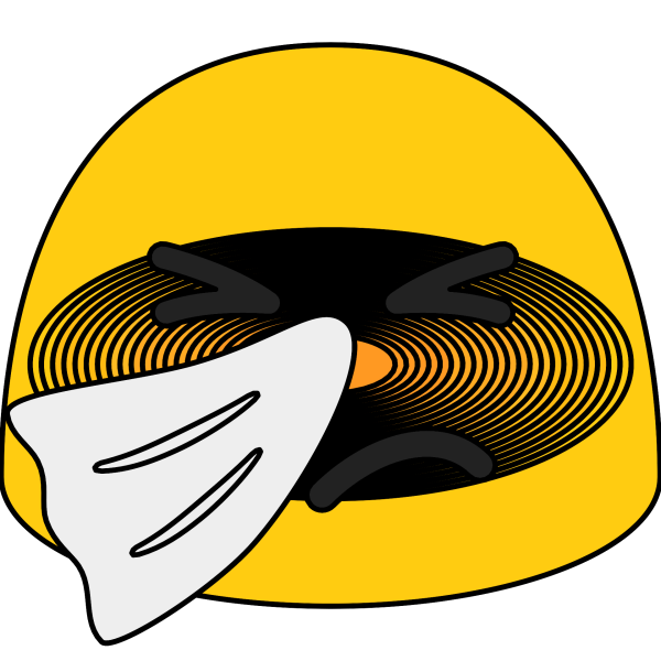 Смайлик кашляет