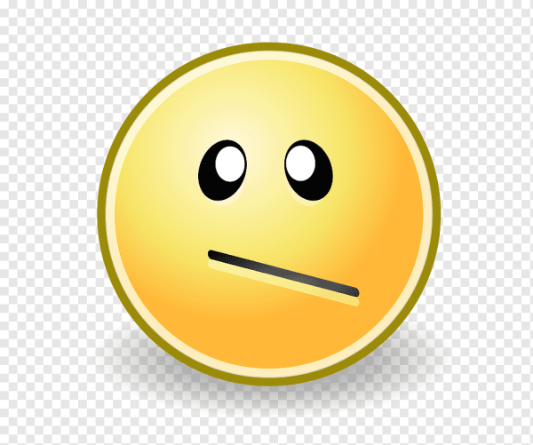 Растерянный смайлик