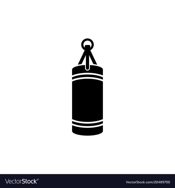 Боксерский мешок вектор