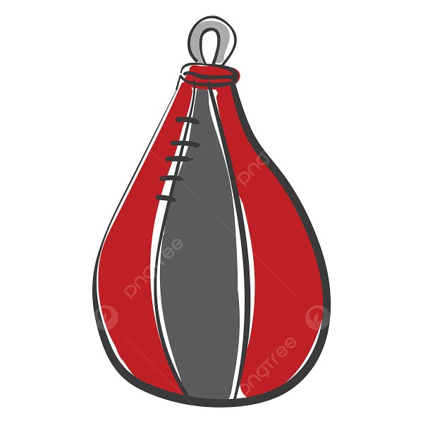 Груша для бокса вектор