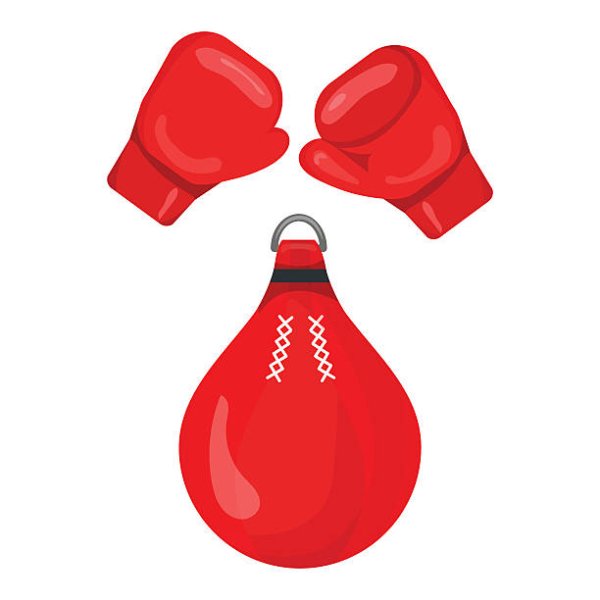 Груша для бокса вектор