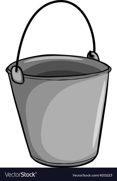 Ведро мультяшное