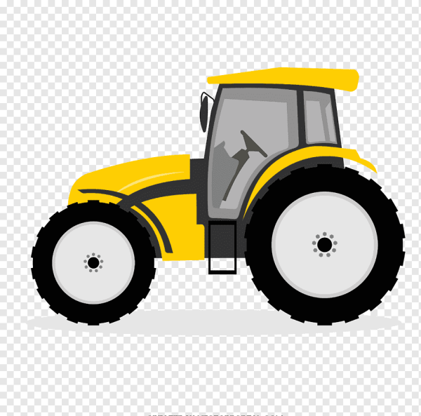 Колесный трактор картинка для детей