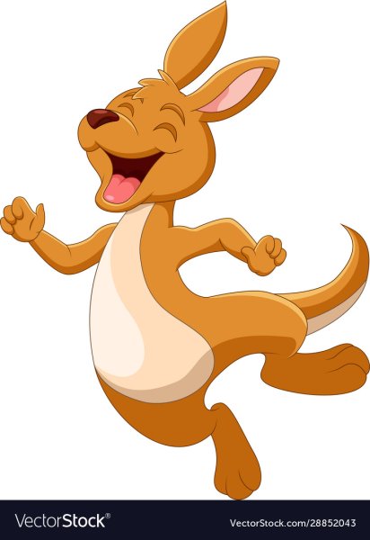Кенгуру мультяшный