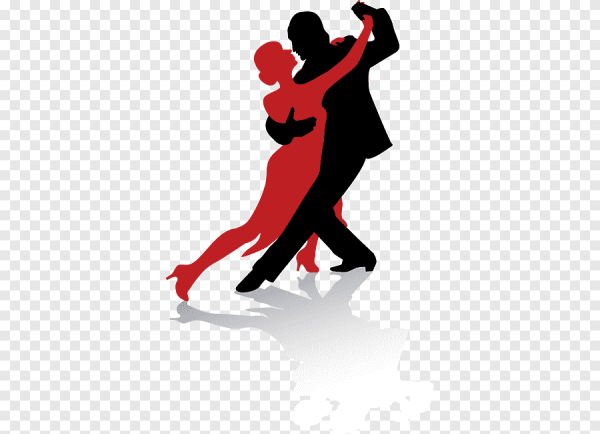 Бальные танцы силуэт