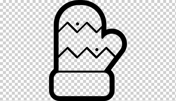 Иконка шапка перчатки