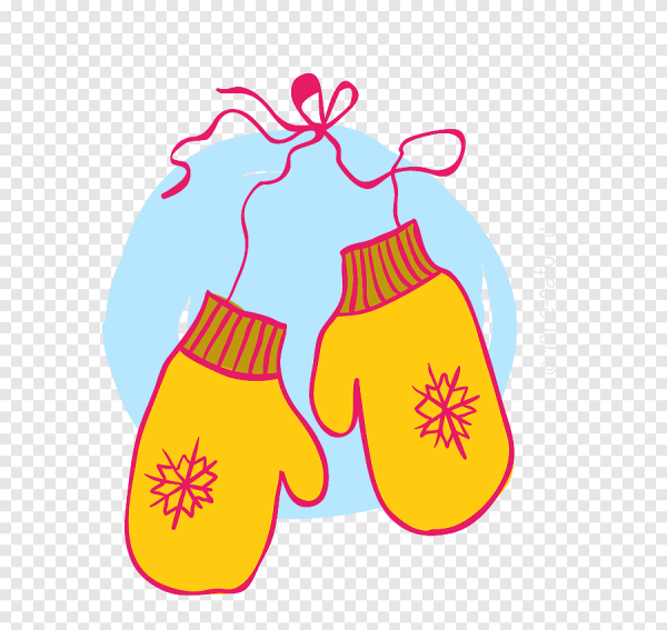 Рисование варежки