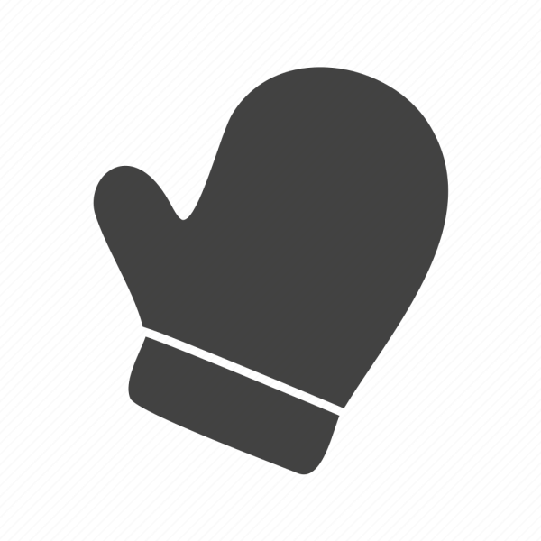 Силуэт рукавичек