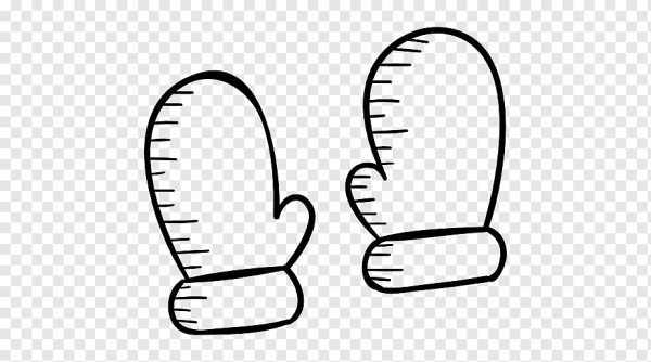 Варежка контур