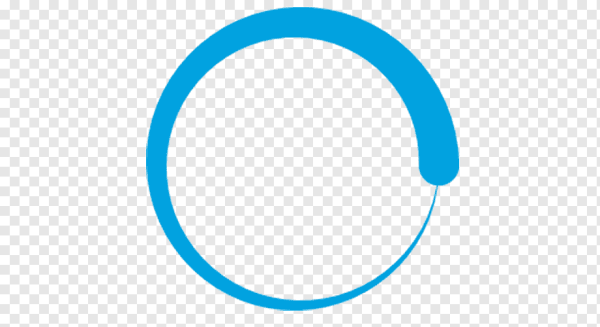 Кружок загрузки на прозрачном фоне