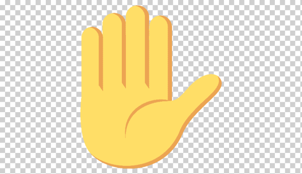 Машет рукой