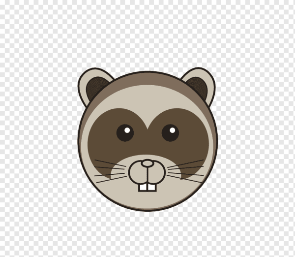 Хорёк арт значок