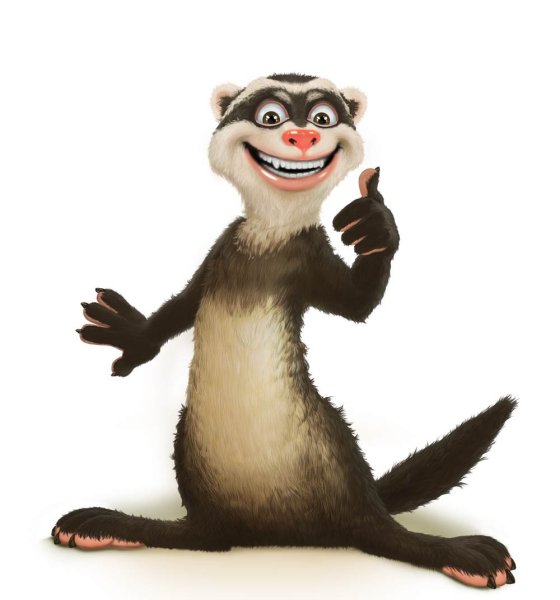 Хорек мультяшный