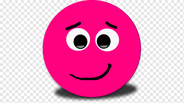 Смайлы на розовом фоне
