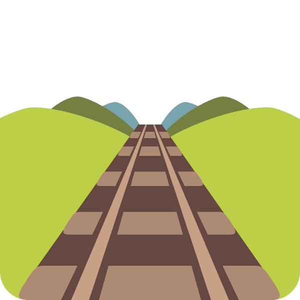 Эмодзи железная дорога