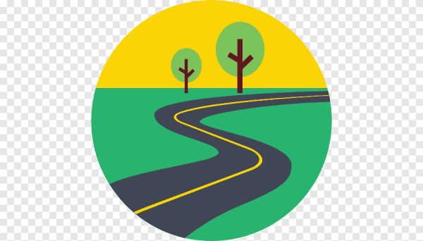 Эмблема с дорогой