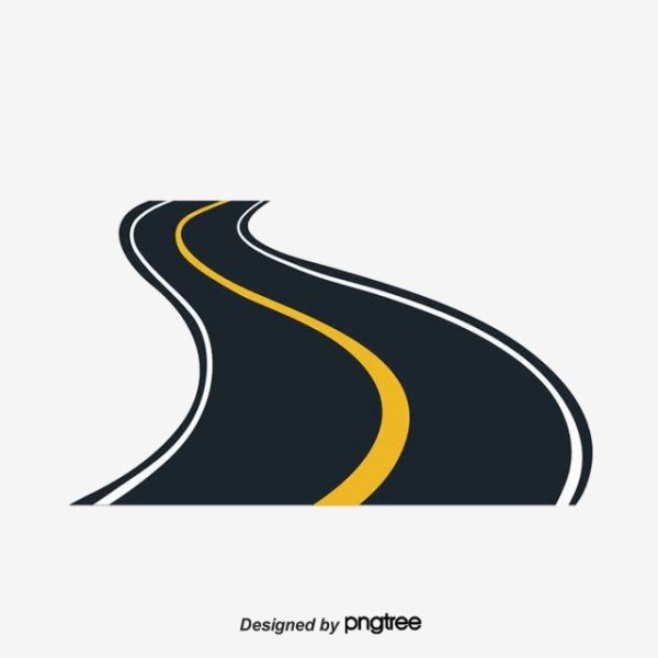 Асфальтовая дорога вектор