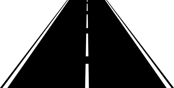 Силуэт дороги