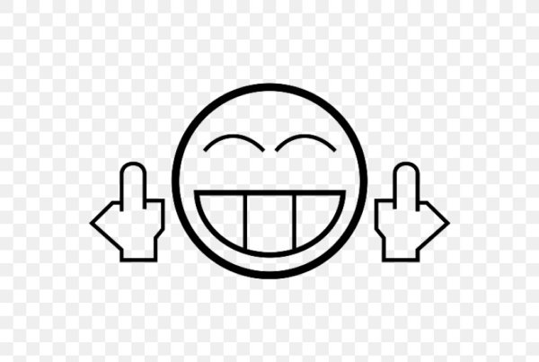 Смайл наклейка на автомобиль