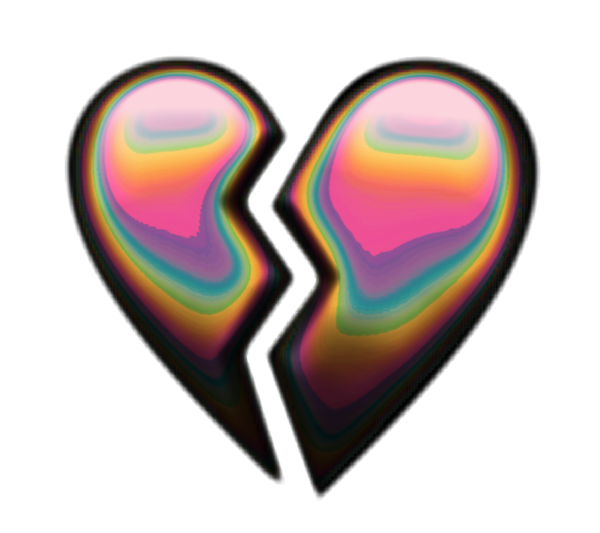 Сердечко черное