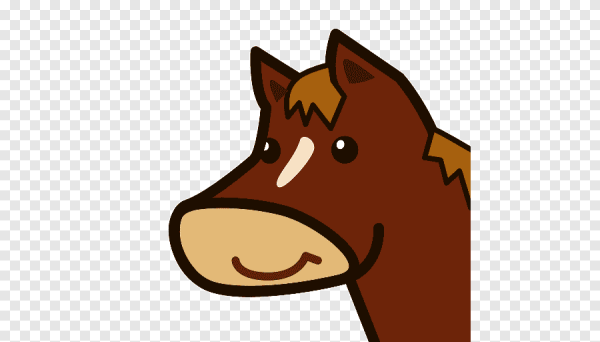 Эмодзи морда лошади