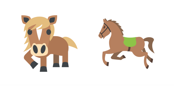 Эмодзи конь