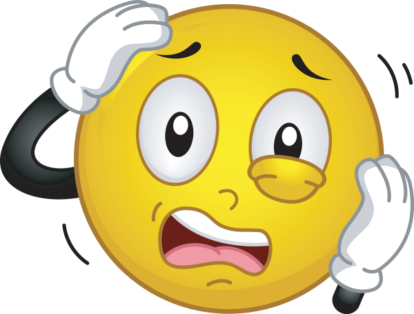 Смайлик волнуется
