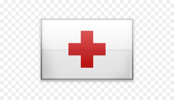 Красный крест на белом фоне медицинский