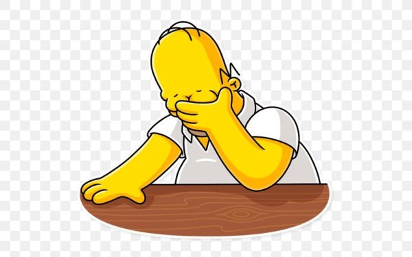 Facepalm симпсоны