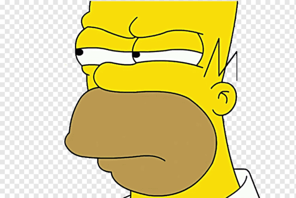 Гомер симпсон лицо