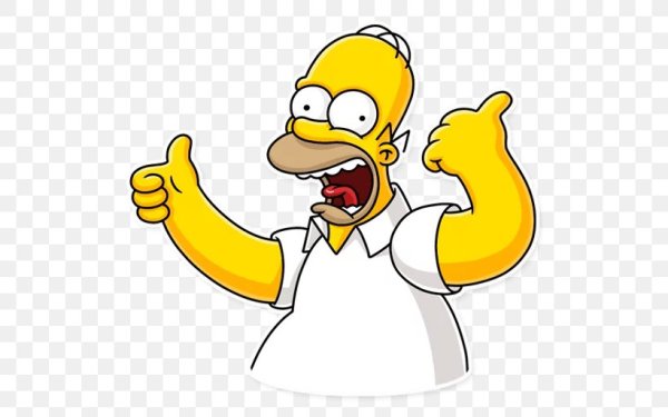 Стикеры телеграмм гомер симпсон