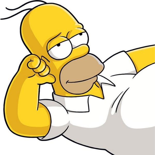 Гомер симпсон вектор