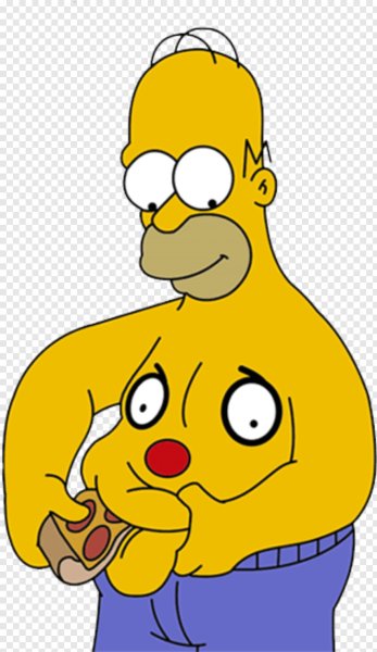 Гомер симпсон пузо