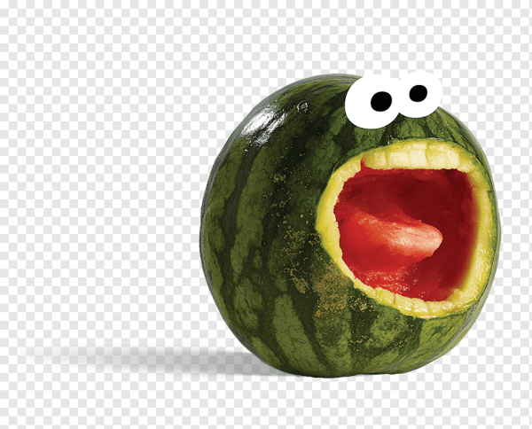 Арбуз с лицом