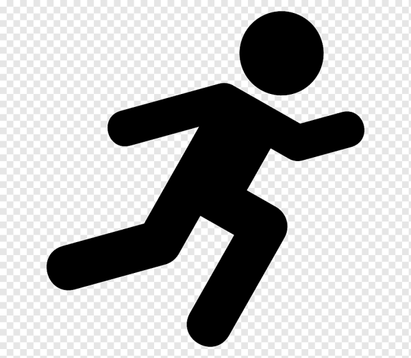 Пиктограмма бежит