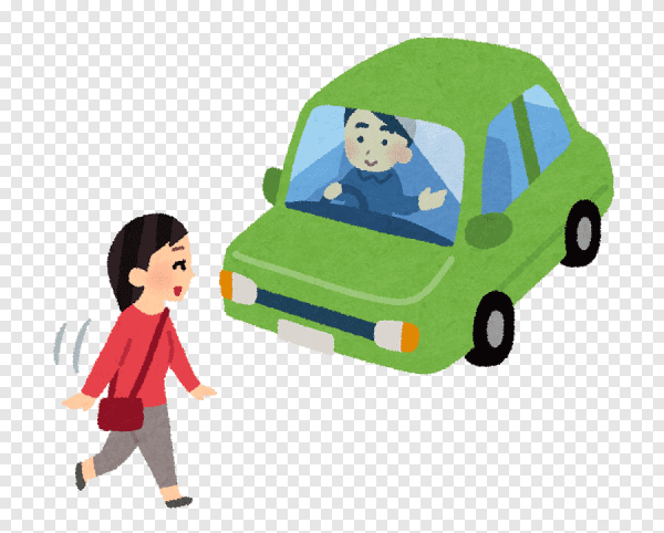 Пешеходы и машины